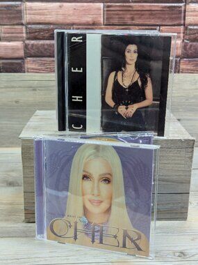 Cher 2 CD Lot The Very Best Of Cher (WB 2003) & Heart Of Stone (Geffen 1989)